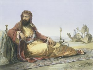 An Arab Resting in the Desert, title page from 